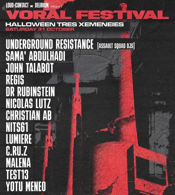 Loud-Contact x Delirium pres.VORAL festival- Halloween Tres Xemeneies