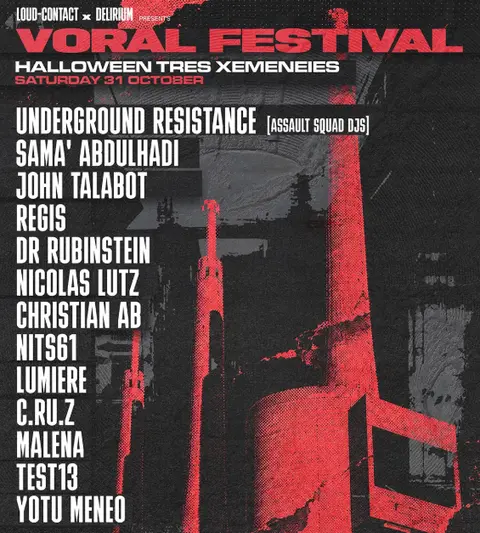 Loud-Contact x Delirium pres.VORAL festival- Halloween Tres Xemeneies
