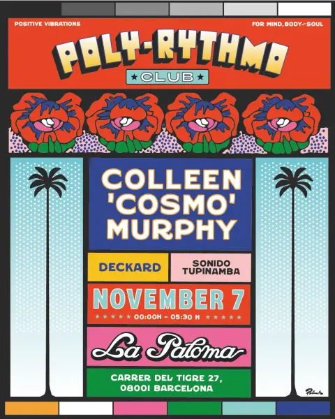 Poly-Rythmo Club: Colleen 'Cosmo' Murphy + Deckard + Sonido Tupinamba