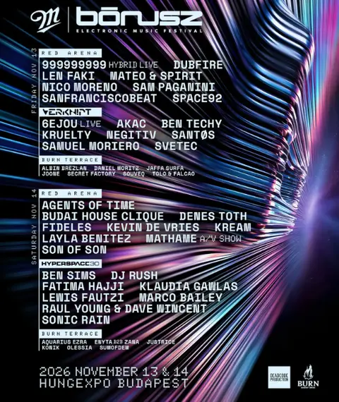 BÓNUSZ Electronic Music Festival 2026