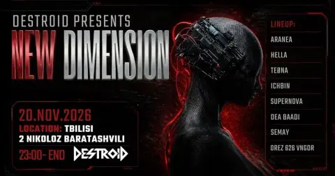 DESTROID PRESENTS: NEW DIMENSION AT SPACEROOM