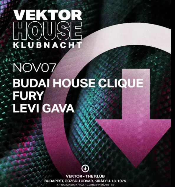 VEKTOR HOUSE KUBLNACHT - Budai House Clique, Fury, Levi Gava