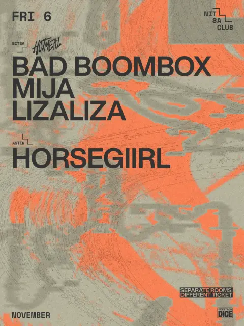 Hot Meal Records: Bad Boombox · Mija · lizaliza / horsegiirL